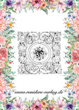 Ausmalbuch - Blumen