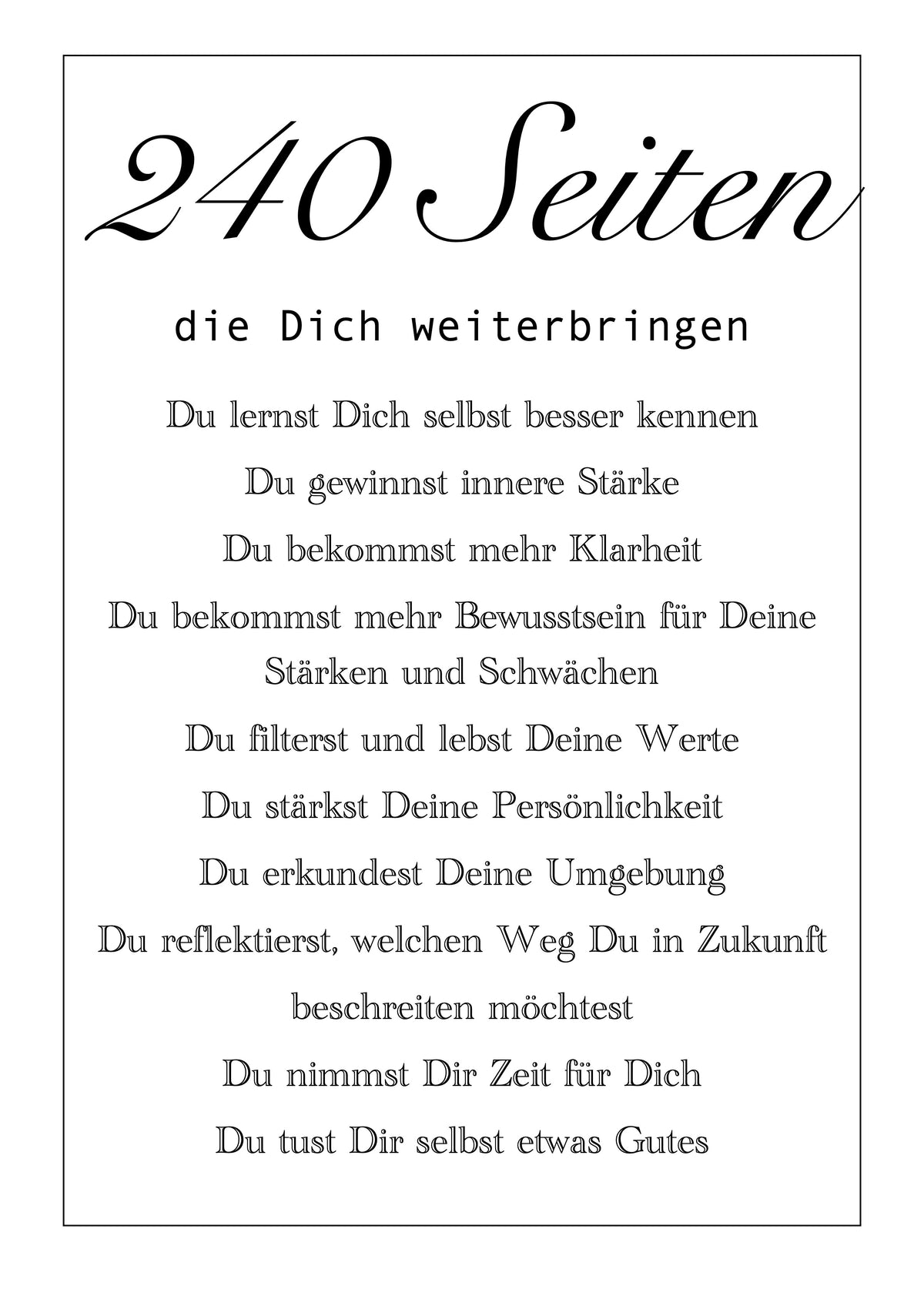 Selflove Selfcare Notizbuch DIN A4