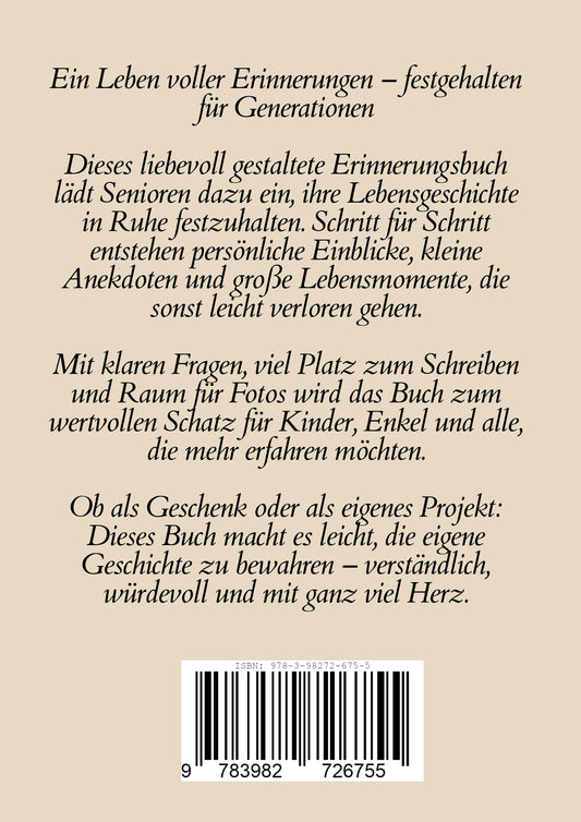 Erinner dich - Fragen für dein Leben
