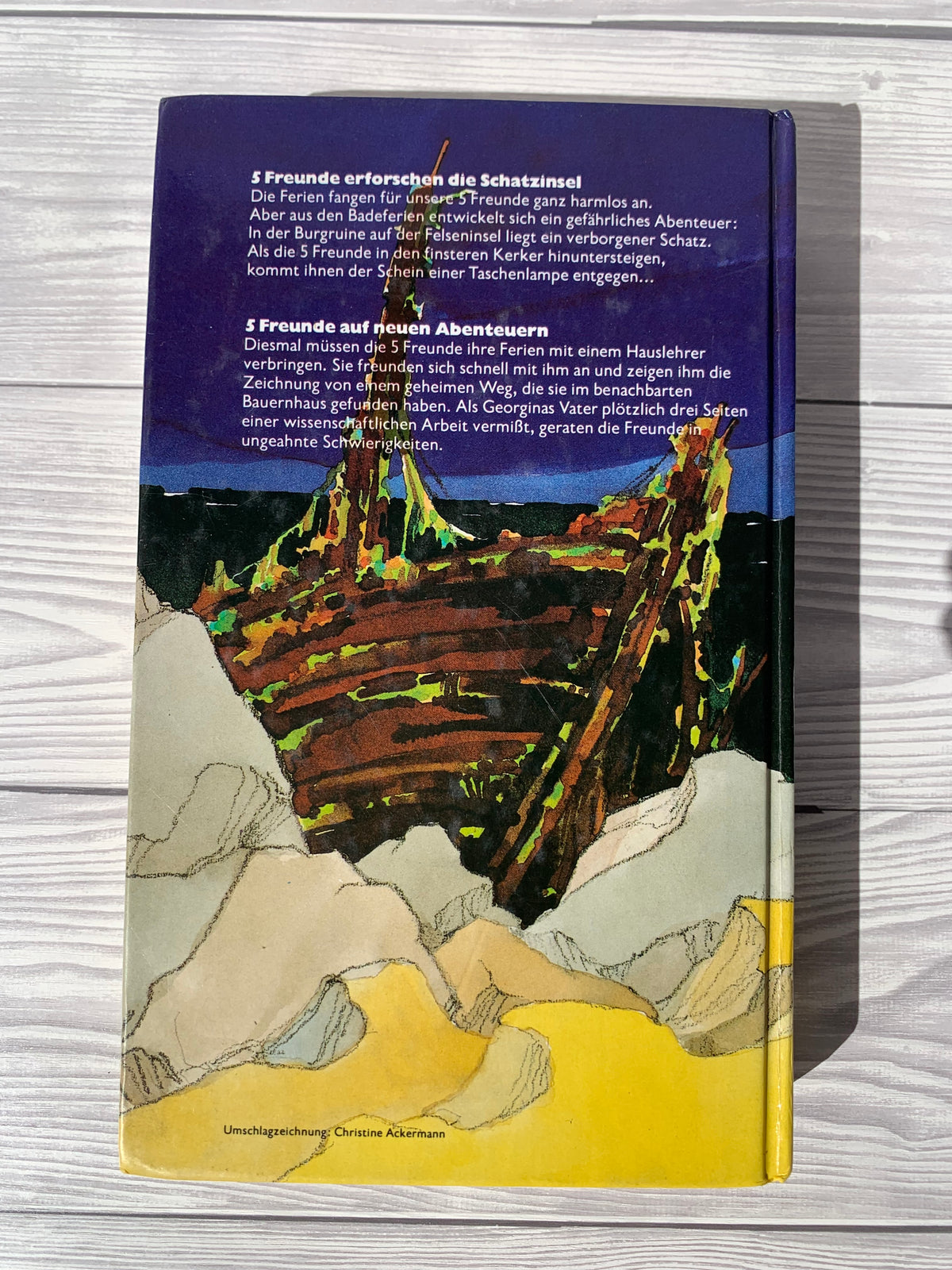 5 Freunde...erforschen die Schatzinsel ...auf neuen Abenteuern - Gebrauchtes Buch