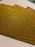 Glitzer Postkarte