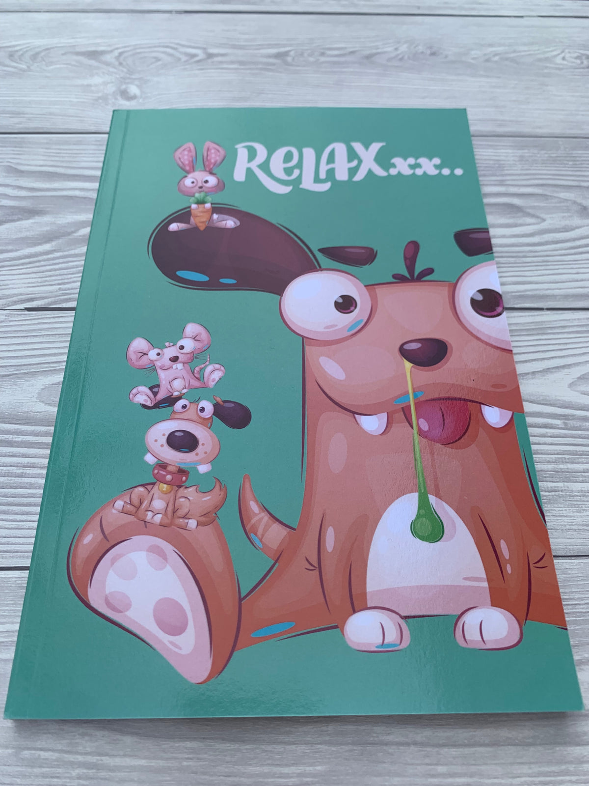 Notizbuch Rose el Rose Relax - grün