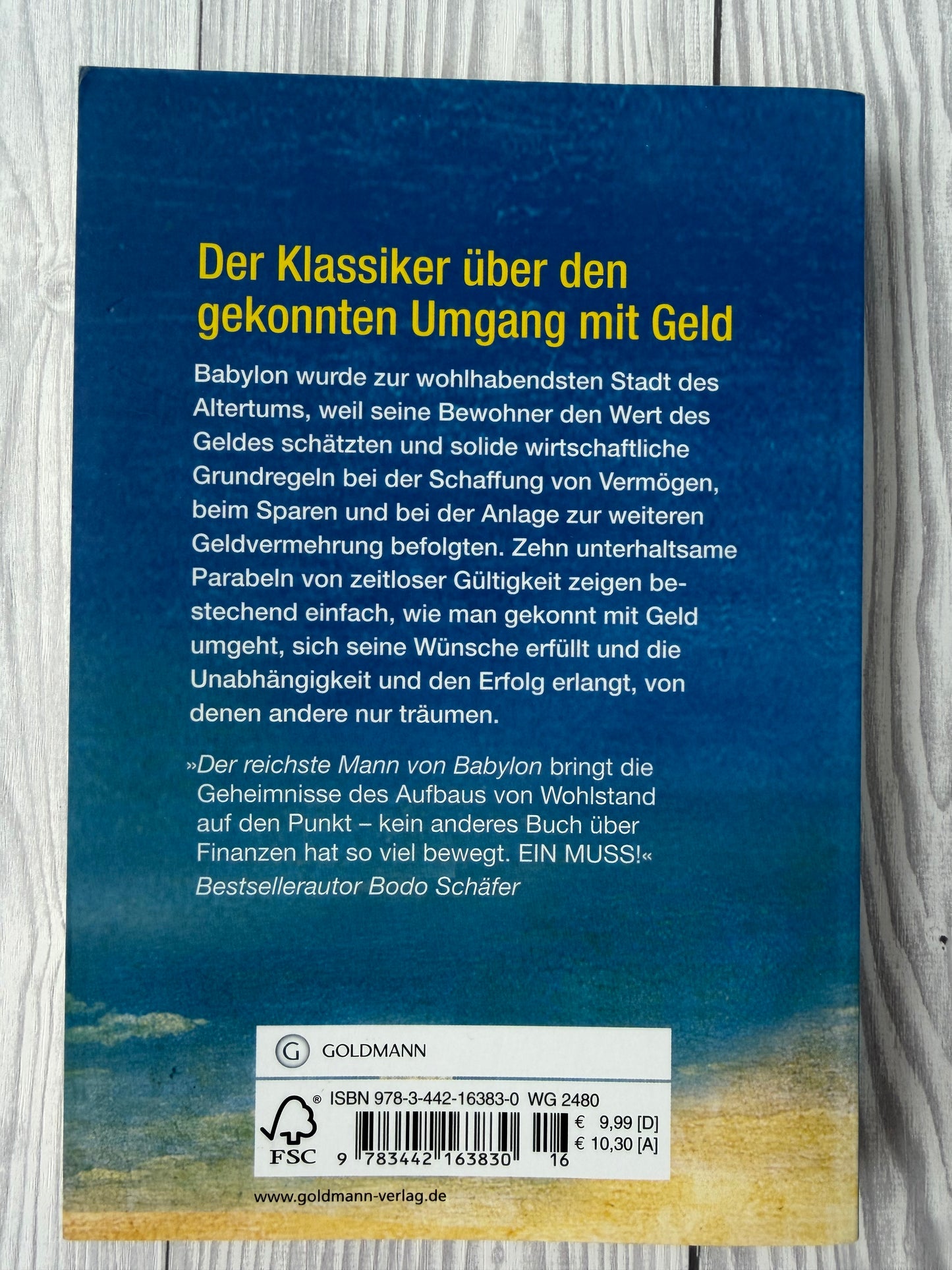 Der reichste Mann von Babylon - Nachhaltiges Buch
