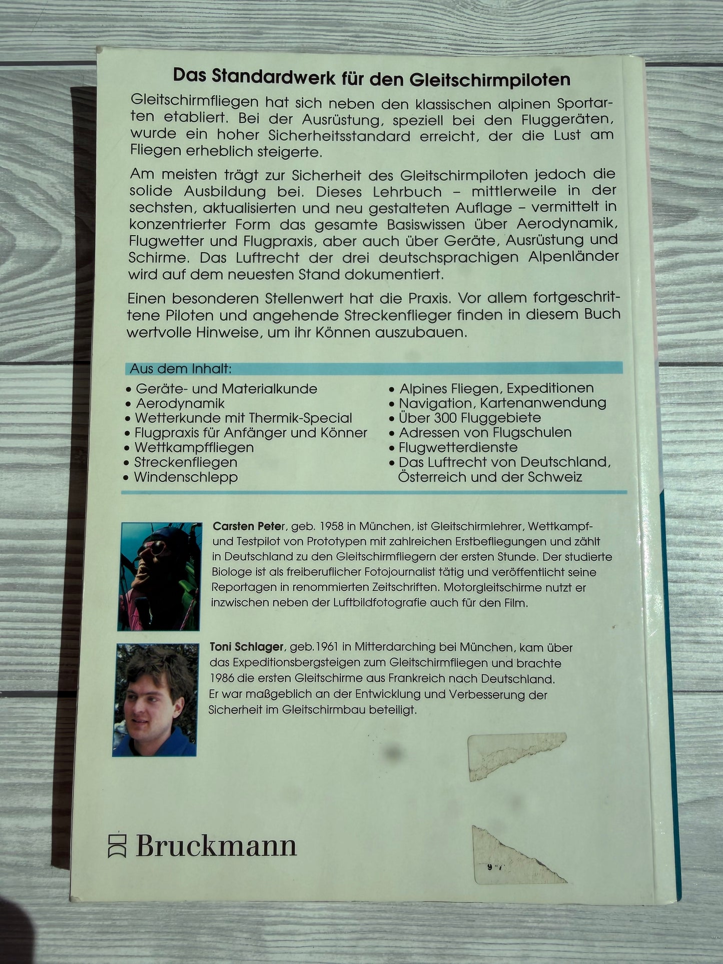 Gleitschirmfliegen - Nachhaltiges Buch