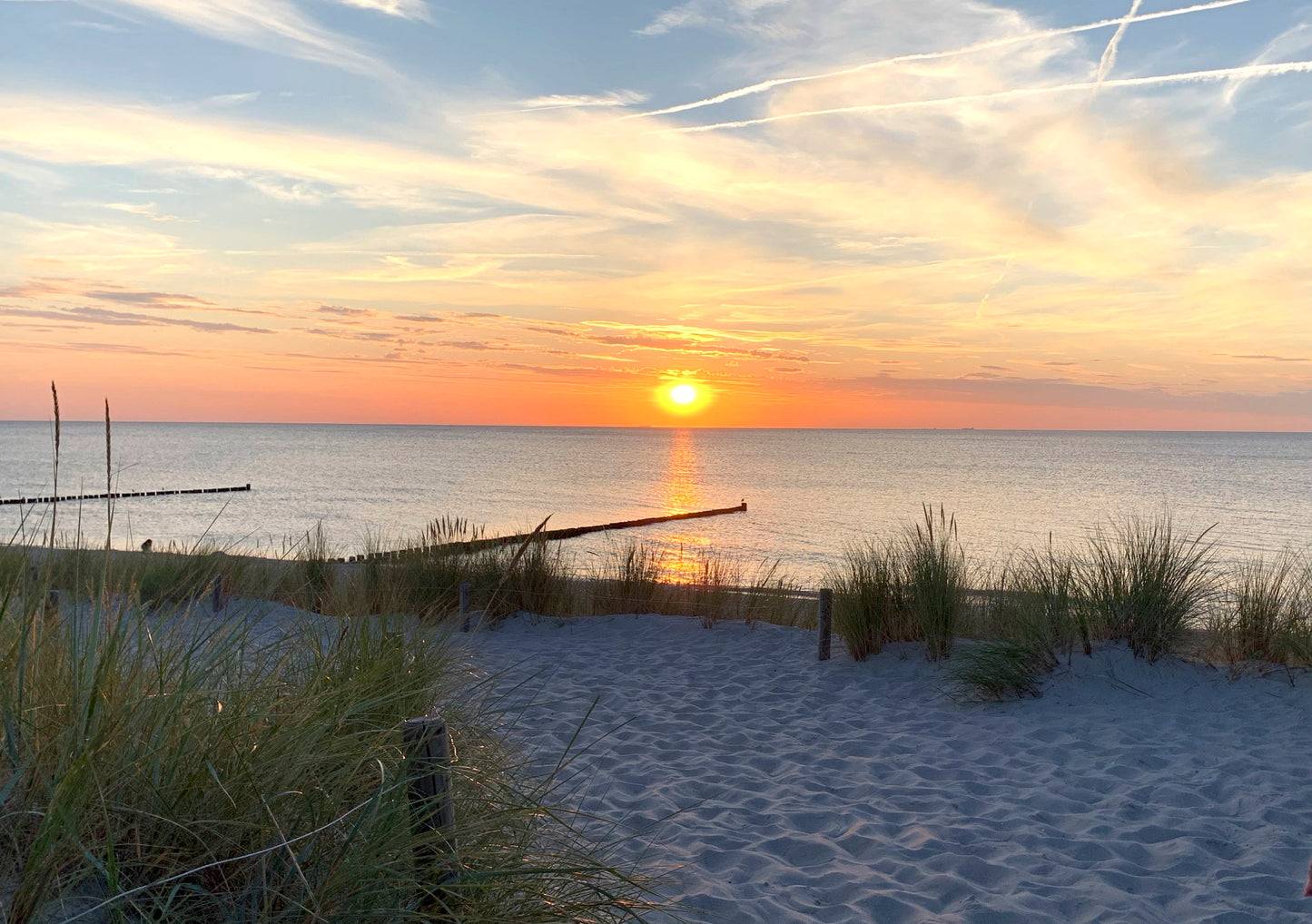 Postkarte Sonnenuntergang