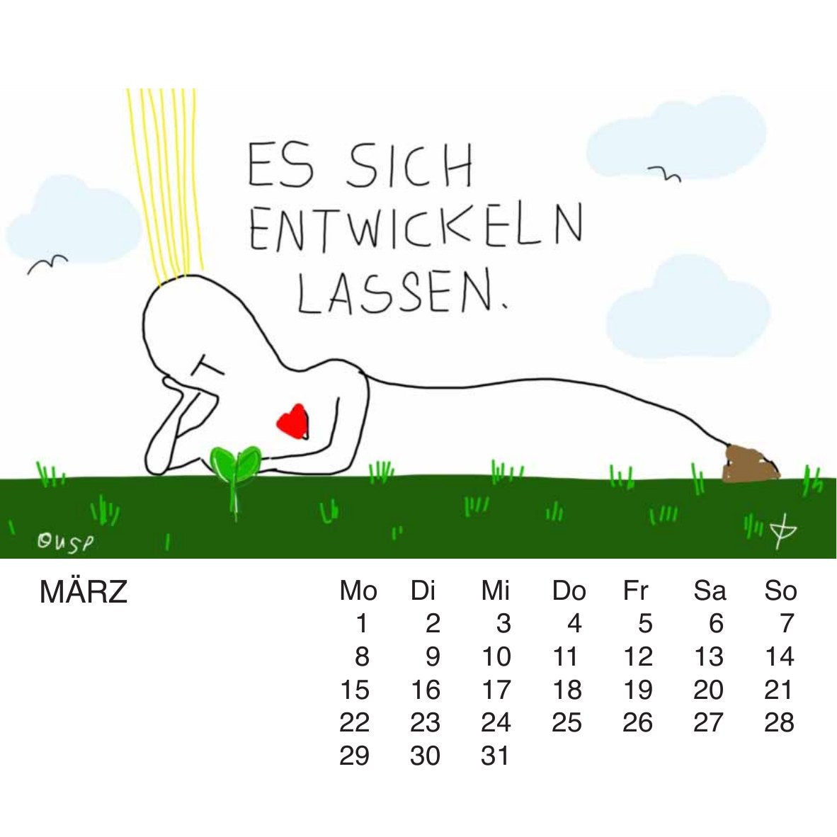 Seelenfutterkalender 2027 – März