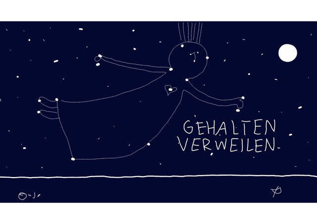 Postkarte "Gehalten verweilen"