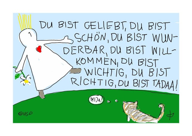 Postkarte "Du bist geliebt, Du bist schön"