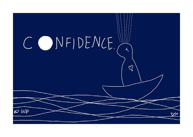 Postkarte "Confidence"