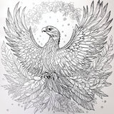 Ausmalbuch - Krafttiere