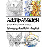Ausmalbuch - Krafttiere