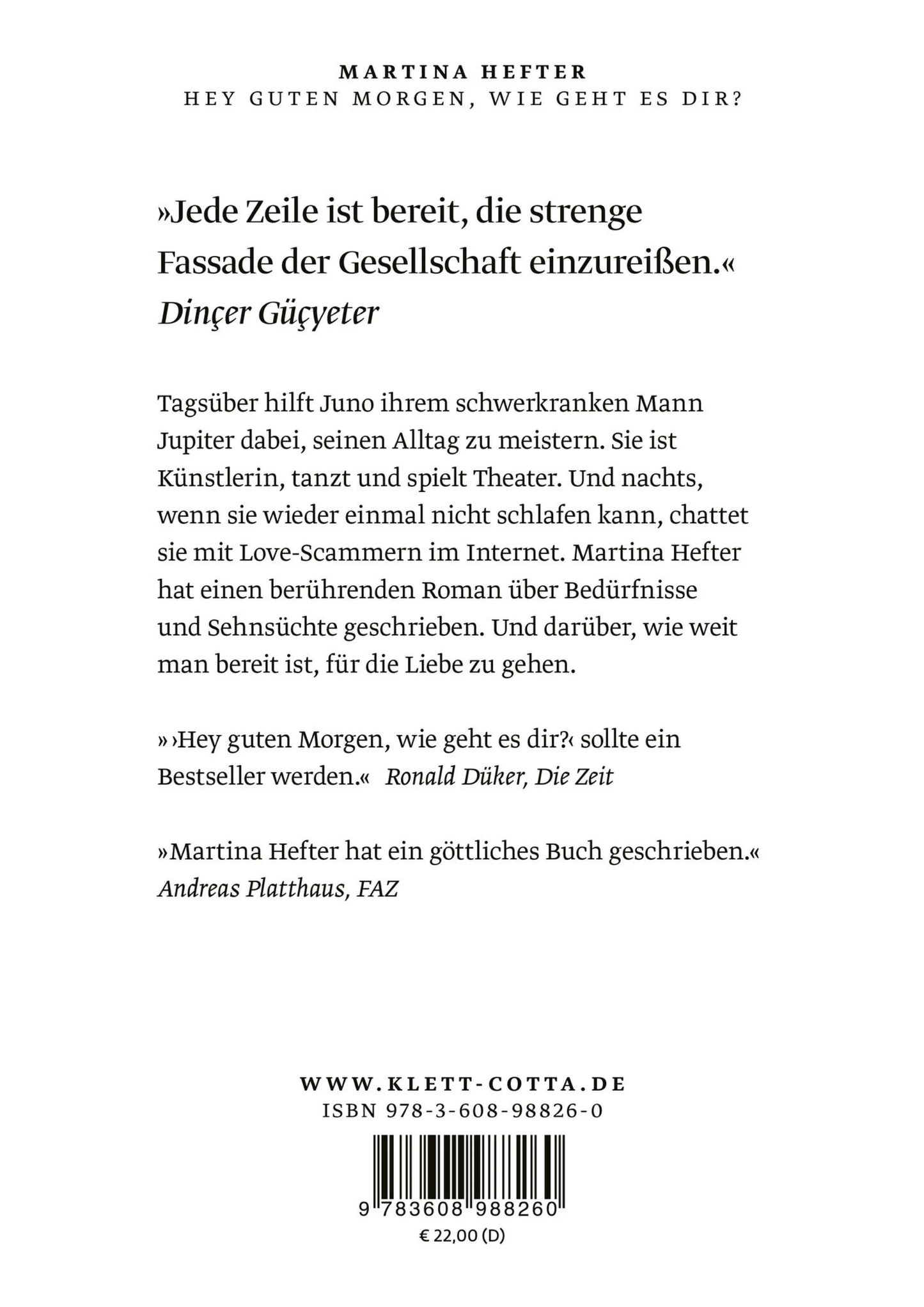 Hey guten Morgen, wie geht es dir?