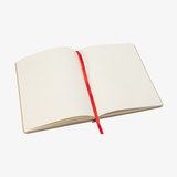 Notizbuch DIN A5 recycelter Kraftkarton blanko rot