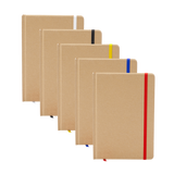 Notizbuch DIN A5 recycelter Kraftkarton blanko grün