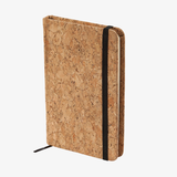 Notizbuch DIN A6 Kork blanko schwarz