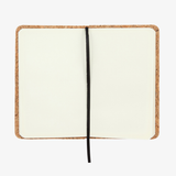 Notizbuch DIN A6 Kork blanko schwarz