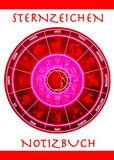 Notizbuch 'Sternzeichen' - rote Edition