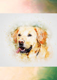 Notizbuch 'Aquarell Hunde'