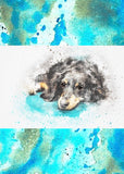 Notizbuch 'Aquarell Hunde'