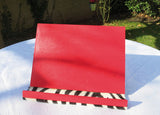 Buchständer Zebra - rot