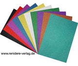 Glitzer Postkarte