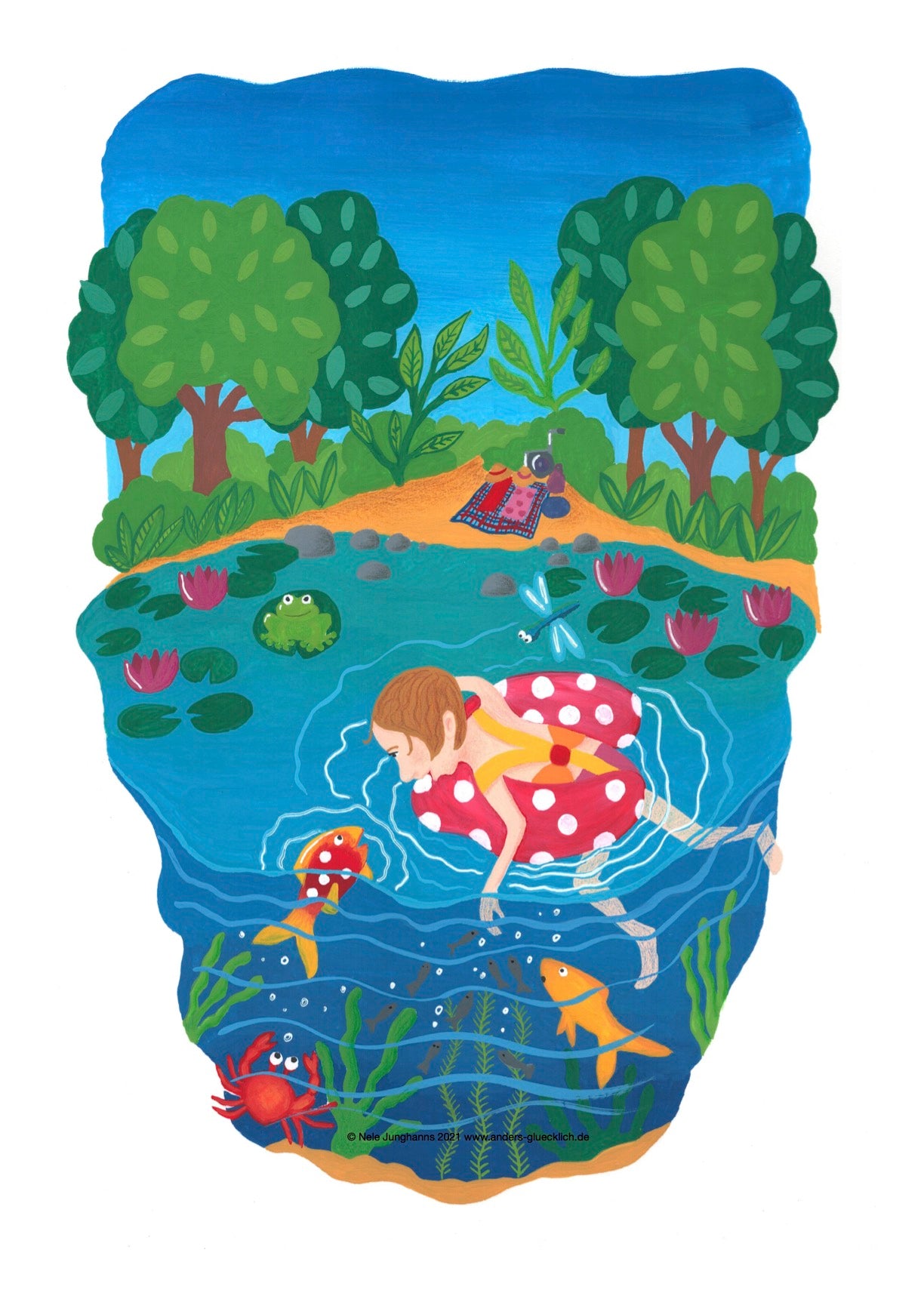 Poster DIN A4 "Ich kann schwimmen"