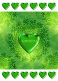 Notizbuch 'Grünes Herz'