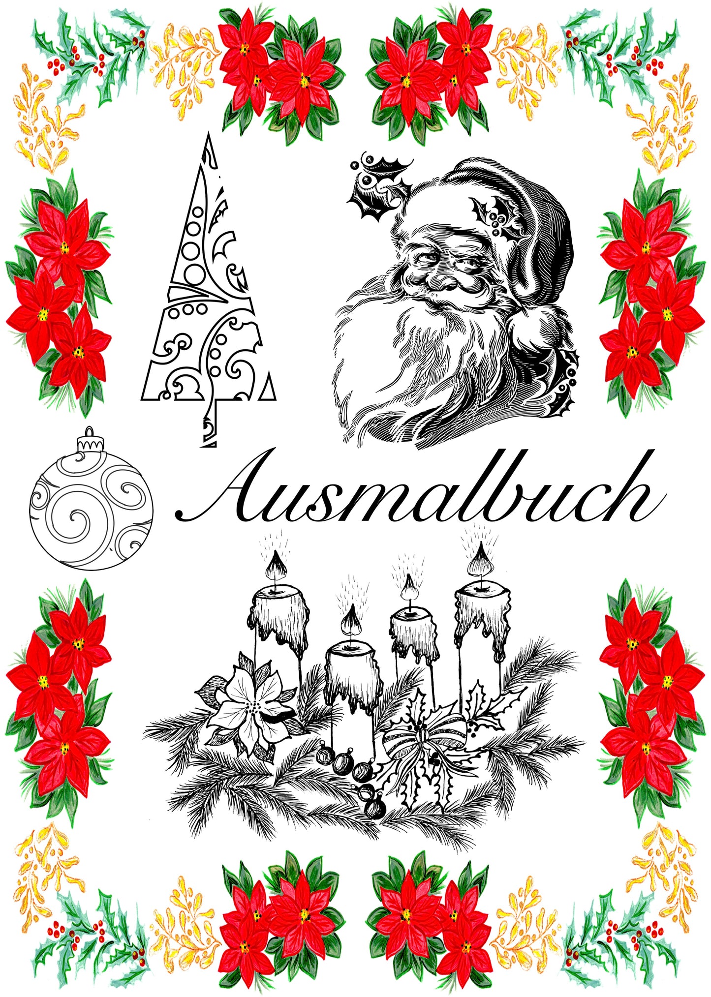 Ausmalbuch - Weihnachten