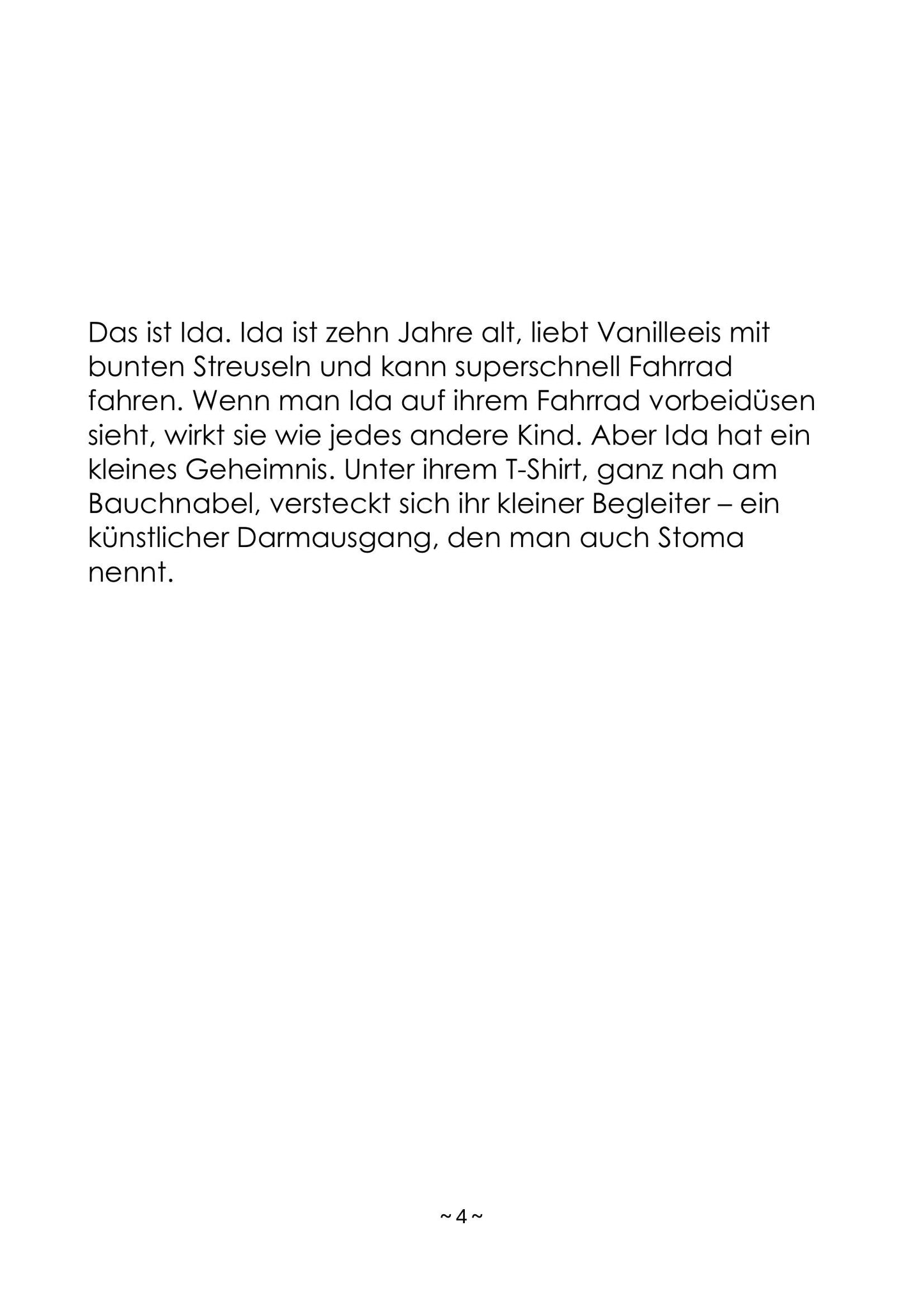 Idas glitzerndes Bauchgeheimnis