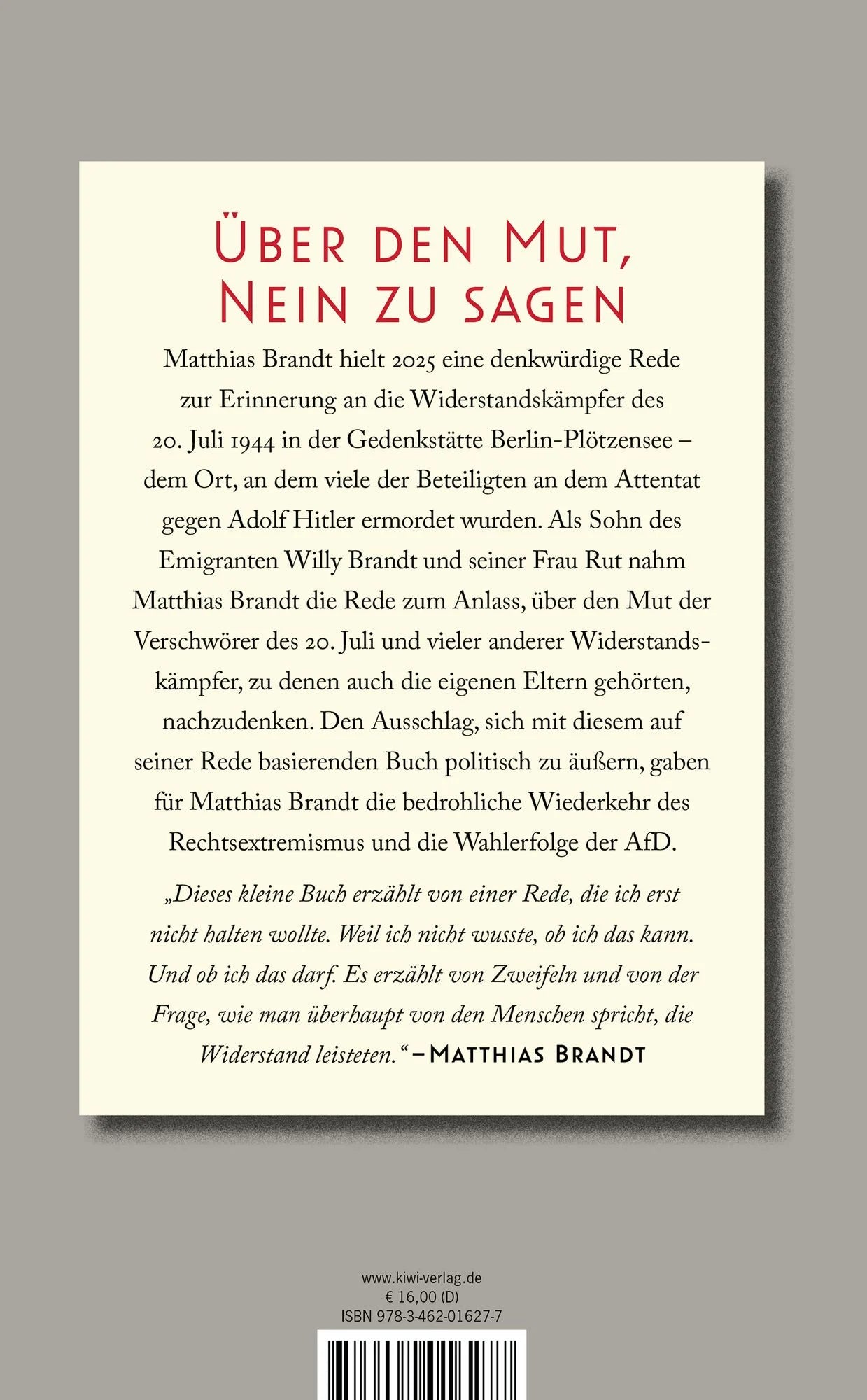 Nein sagen