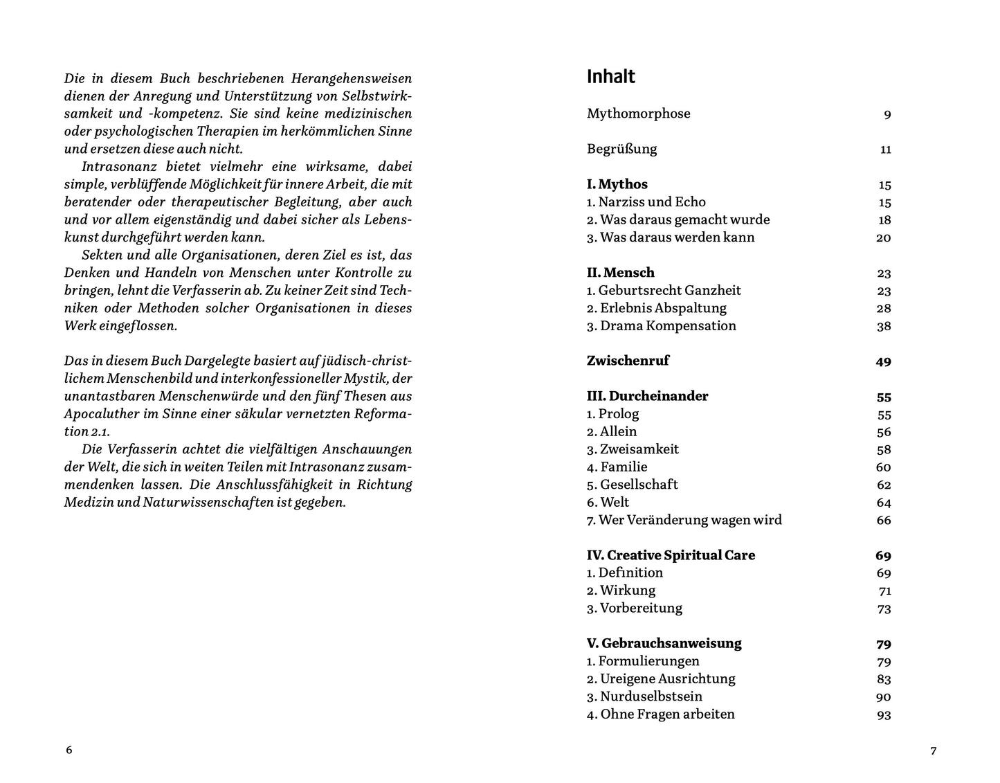 Vergiss Narziss - Bibliothek der Intrasonanz, Band 3