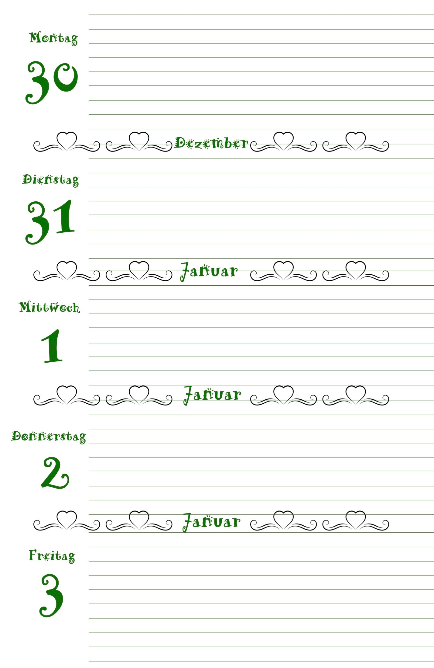 Kalender 2027 Ostsee Weststrand Darß