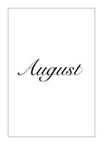 Kalender August