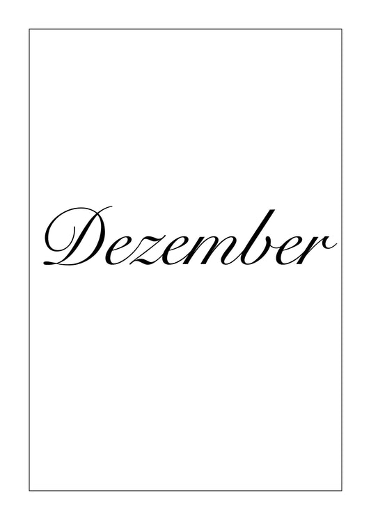 Kalender Dezember