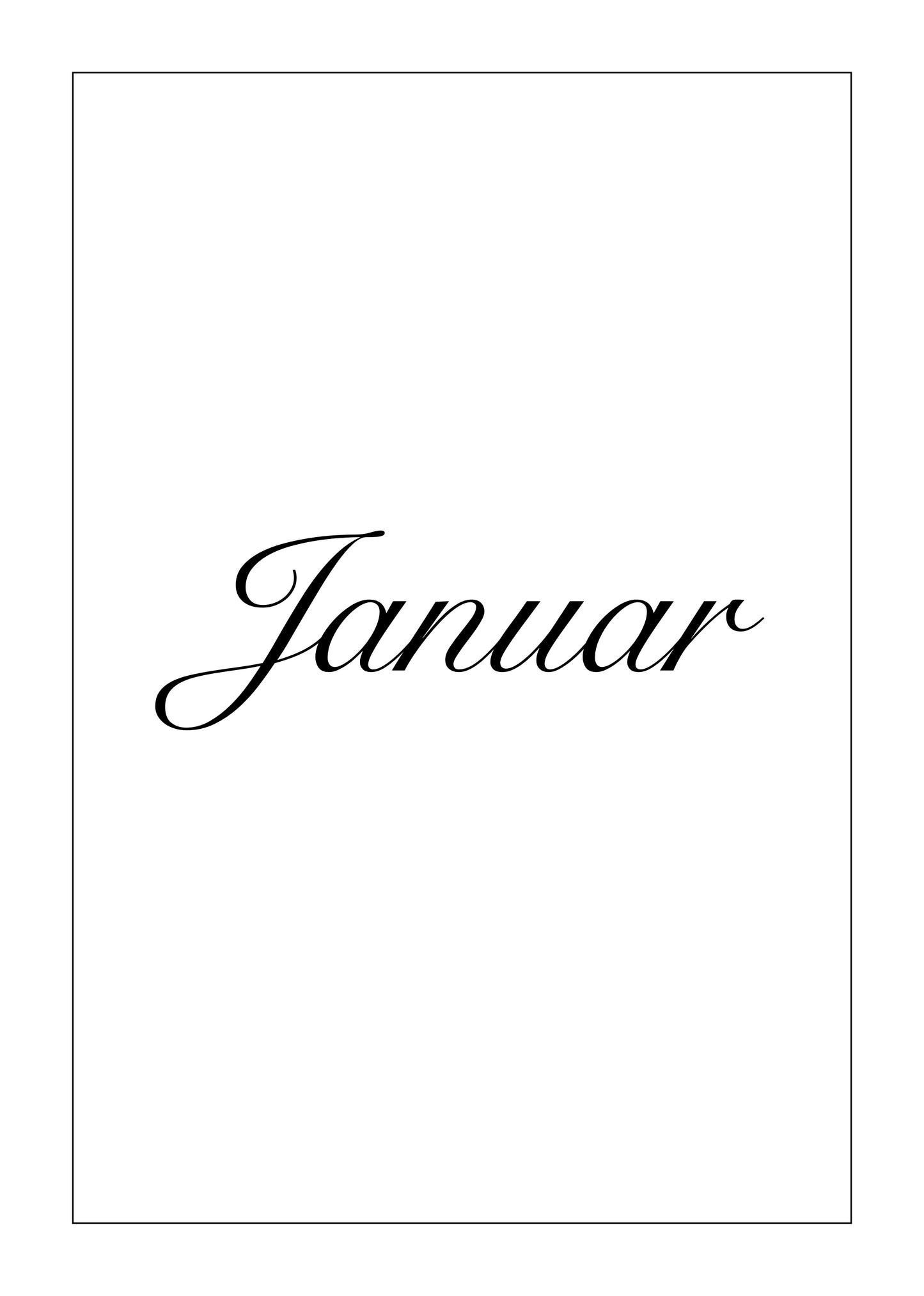 Kalender 1. Quartal