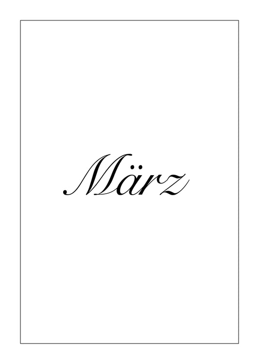 Kalender März