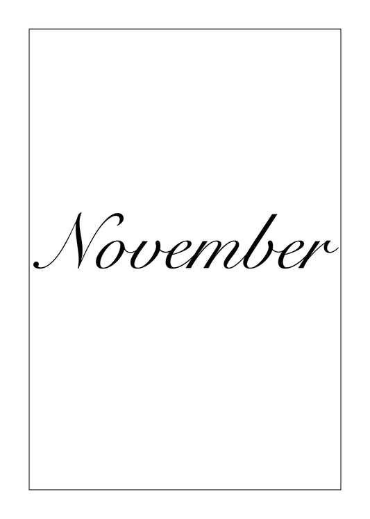 Kalender November