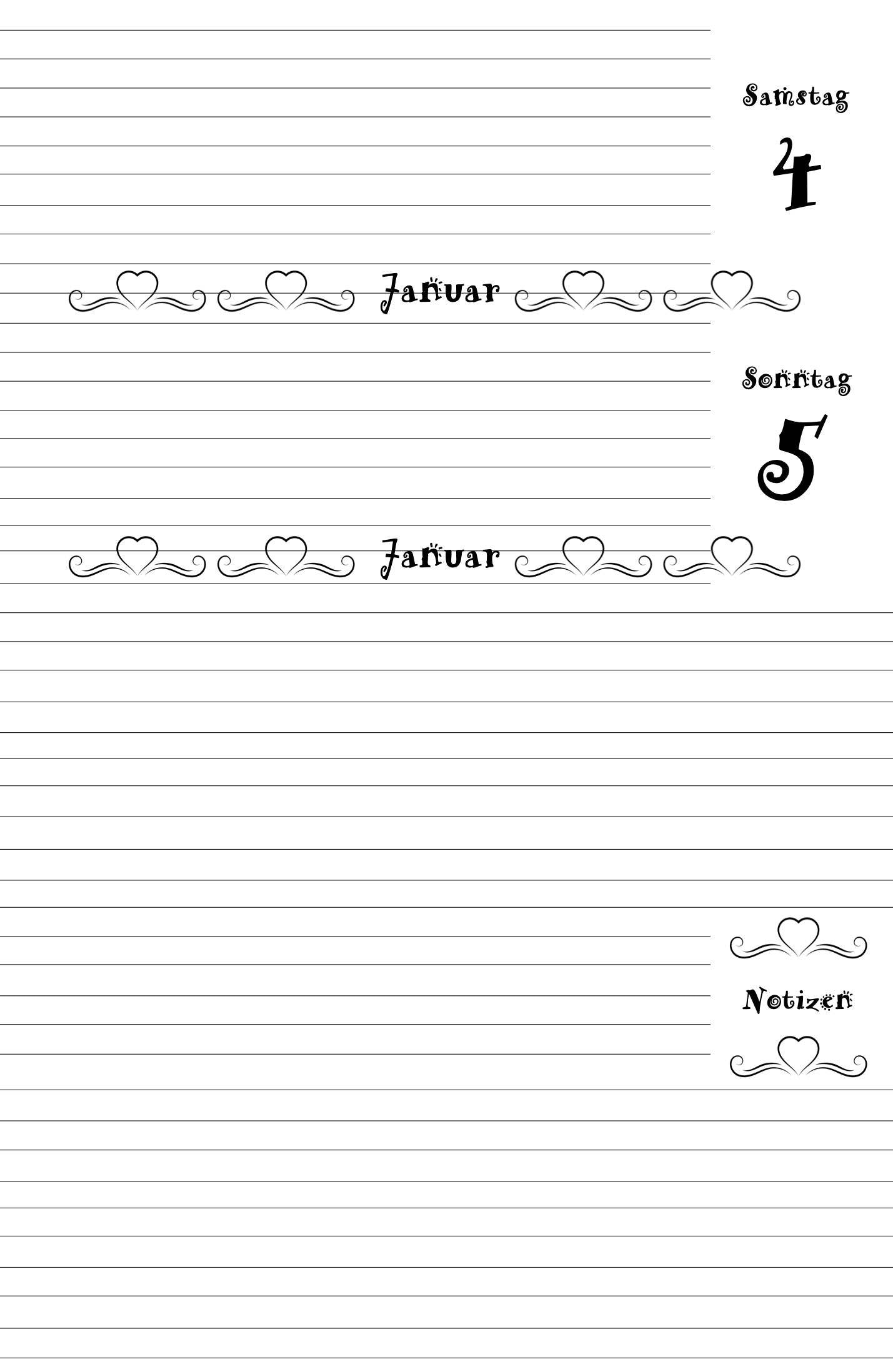 Kalender 2027 Gesicht
