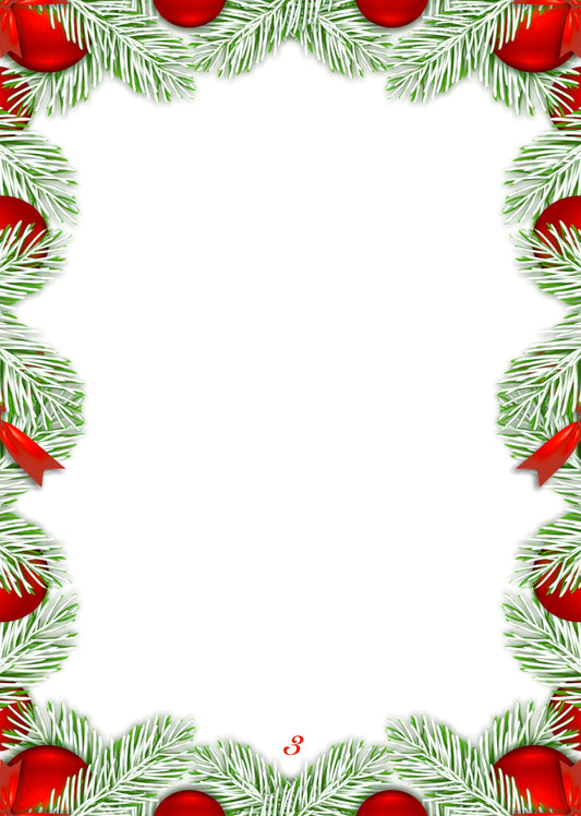 Notizbuch Weihnachten Kugeln