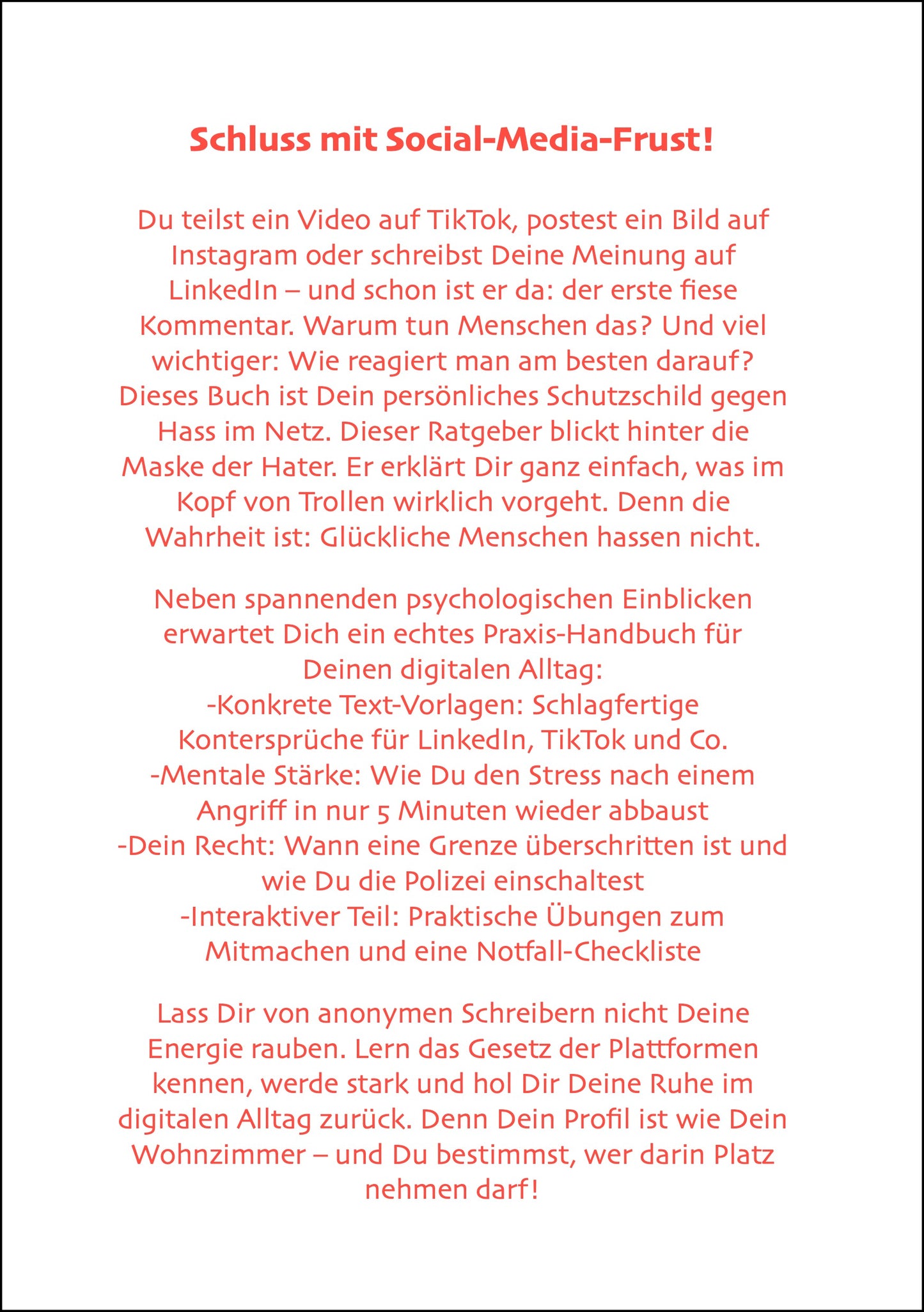 Mein Profil ist kein Mülleimer!