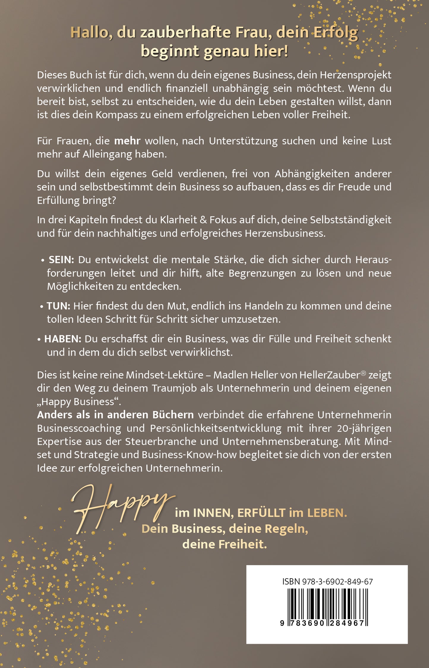 Happy Business Traumjob Unternehmerin