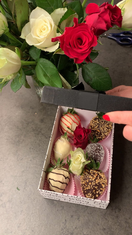 Schoko-Erdbeeren
