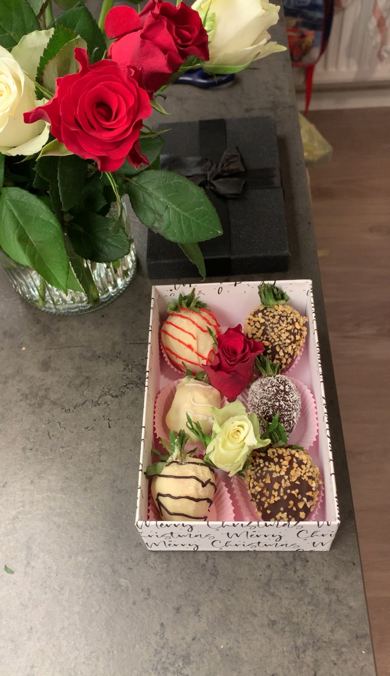 Schoko-Erdbeeren