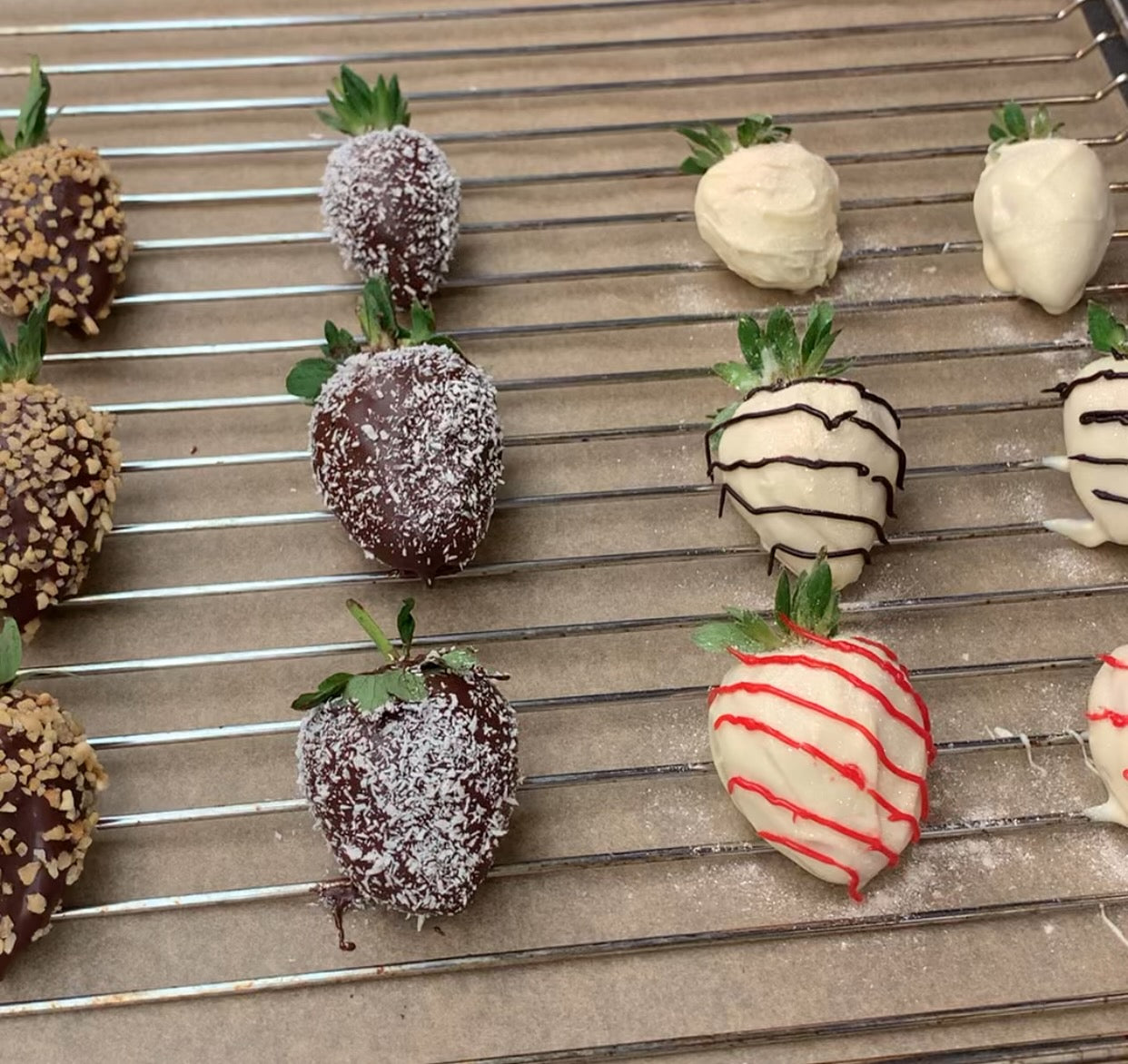 Schoko-Erdbeeren