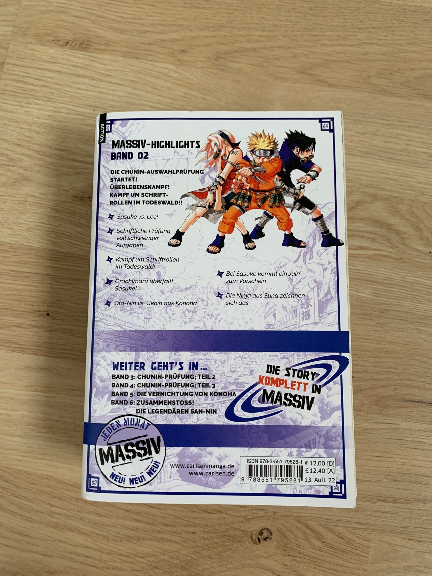 Naruto Massiv - Band 2 - Gebrauchtes Buch