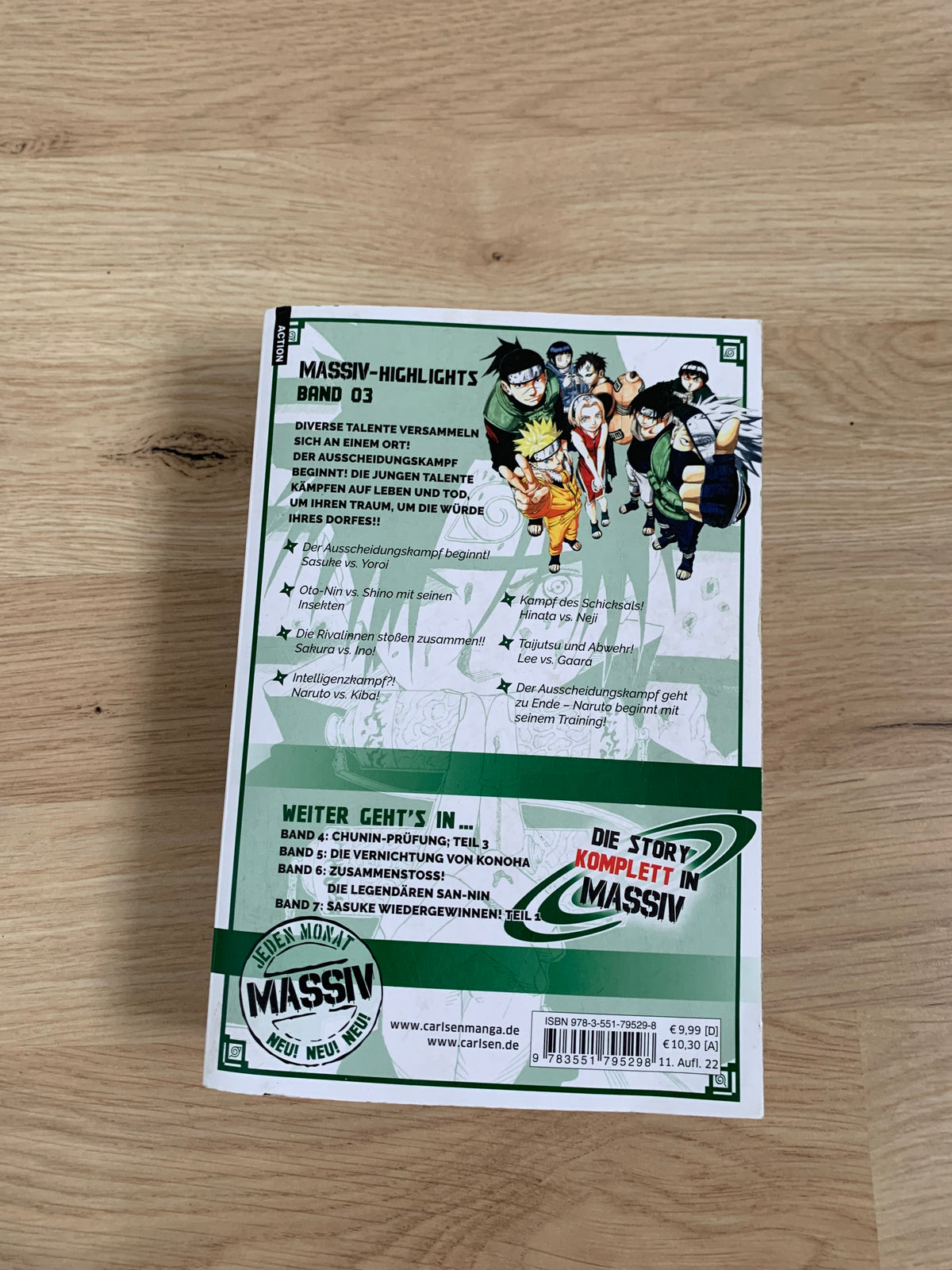 Naruto Massiv - Band 3 - Gebrauchtes Buch