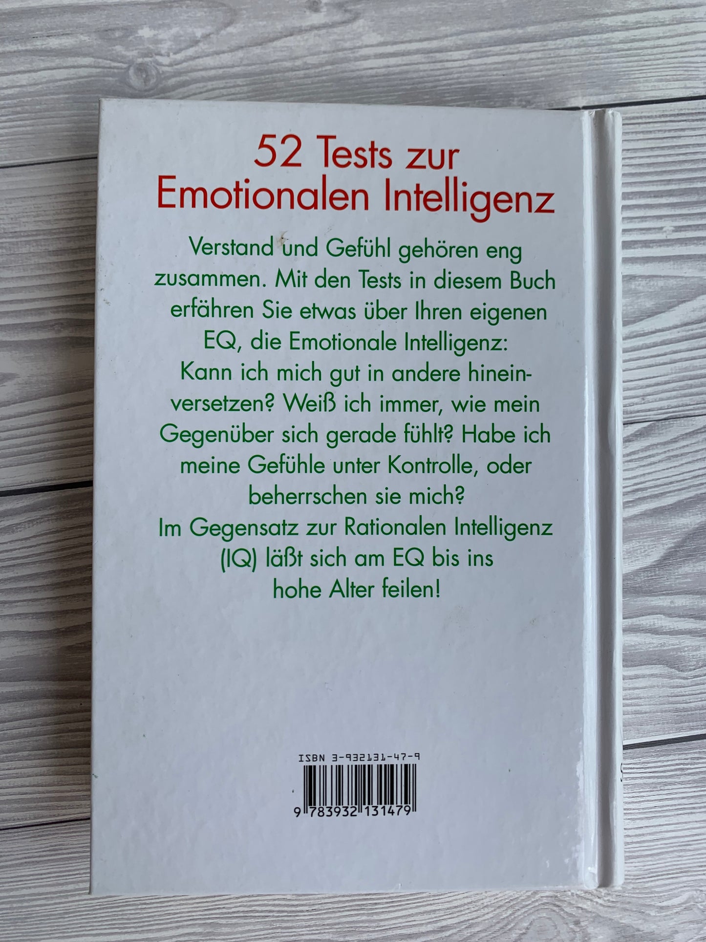 Das EQ- Testbuch - Wie groß ist Ihre Emotionale Intelligenz? - Gebrauchtes Buch
