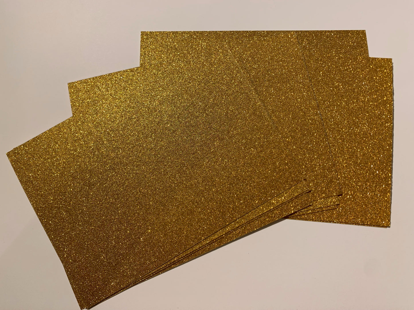 Glitzer Postkarte