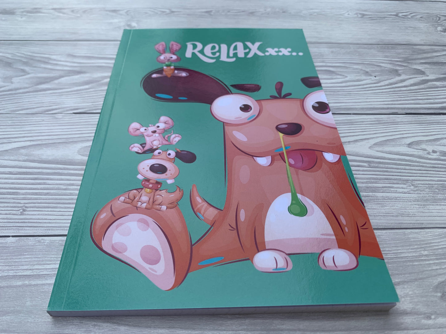 Notizbuch Rose el Rose Relax - grün