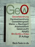 Gewerbeordnung - Nachhaltiges Buch